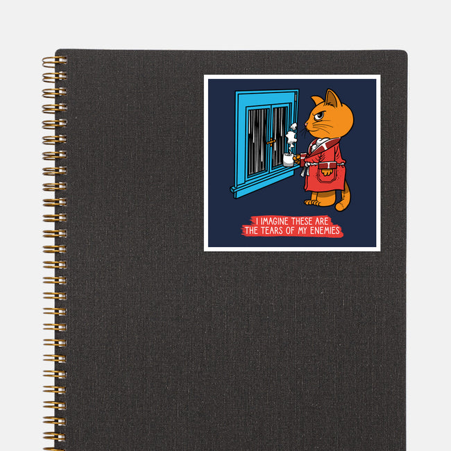 Thoughts On A Rainy Day-None-Glossy-Sticker-imisko