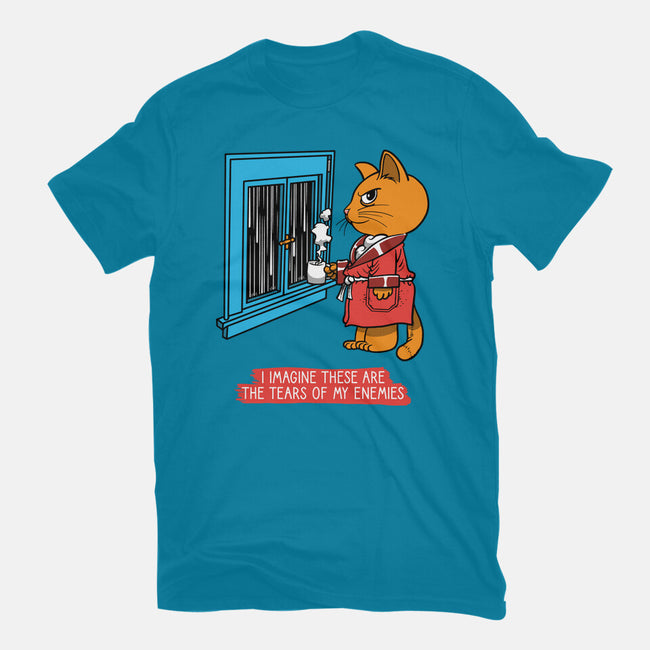 Thoughts On A Rainy Day-Womens-Fitted-Tee-imisko