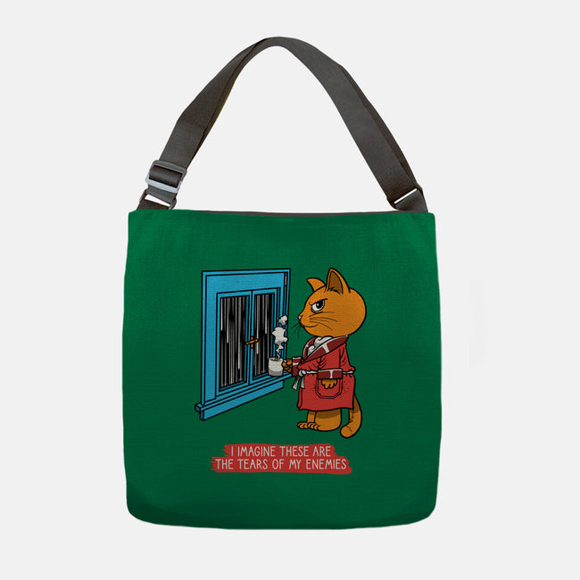 Thoughts On A Rainy Day-None-Adjustable Tote-Bag-imisko
