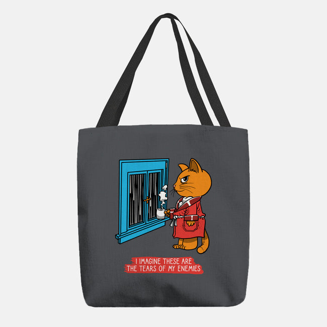 Thoughts On A Rainy Day-None-Basic Tote-Bag-imisko