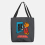 Thoughts On A Rainy Day-None-Basic Tote-Bag-imisko