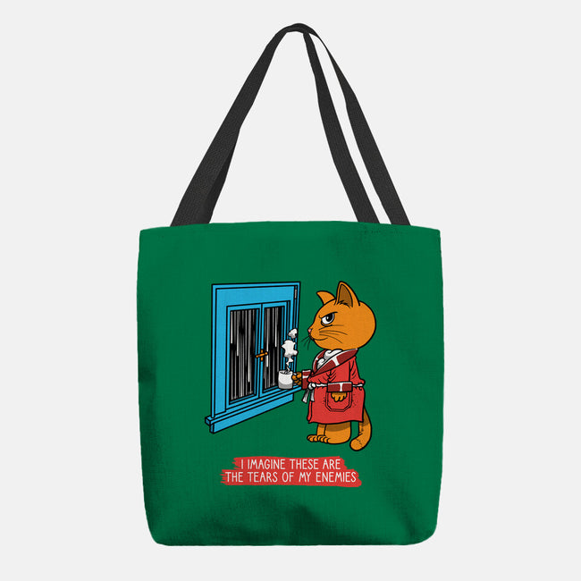 Thoughts On A Rainy Day-None-Basic Tote-Bag-imisko