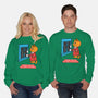 Thoughts On A Rainy Day-Unisex-Crew Neck-Sweatshirt-imisko