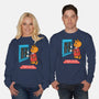 Thoughts On A Rainy Day-Unisex-Crew Neck-Sweatshirt-imisko