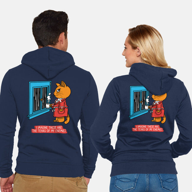 Thoughts On A Rainy Day-Unisex-Zip-Up-Sweatshirt-imisko