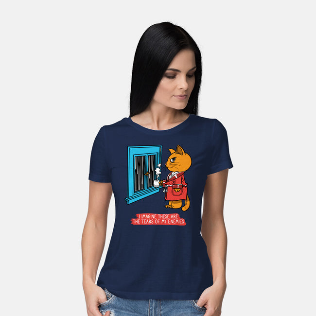 Thoughts On A Rainy Day-Womens-Basic-Tee-imisko