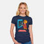 Thoughts On A Rainy Day-Womens-Fitted-Tee-imisko
