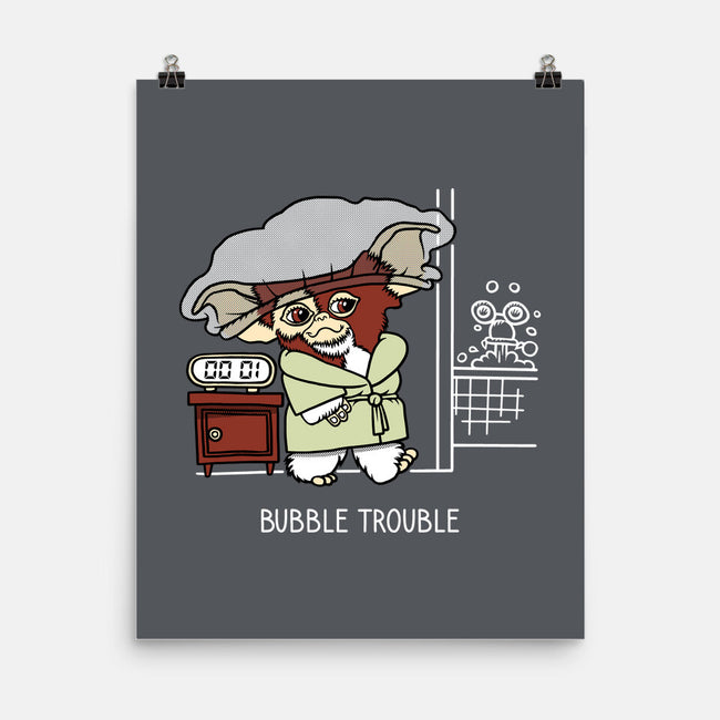 Bubble Trouble-None-Matte-Poster-imisko