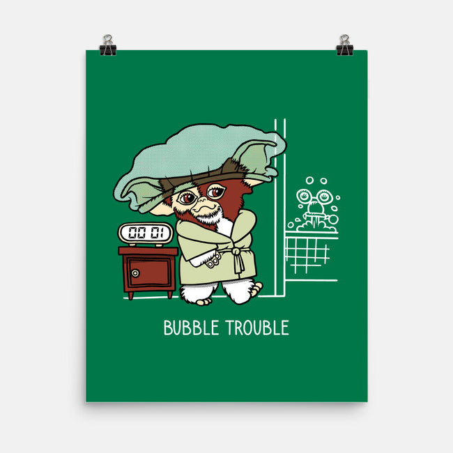 Bubble Trouble-None-Matte-Poster-imisko