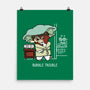 Bubble Trouble-None-Matte-Poster-imisko