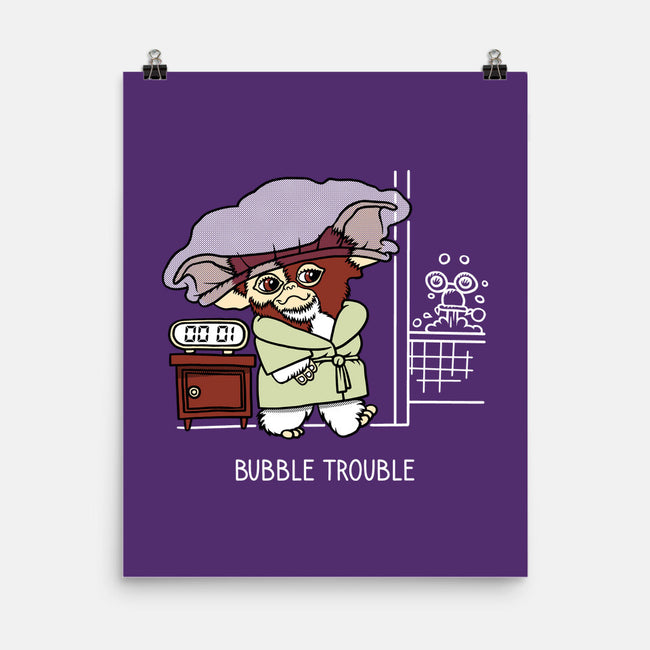 Bubble Trouble-None-Matte-Poster-imisko