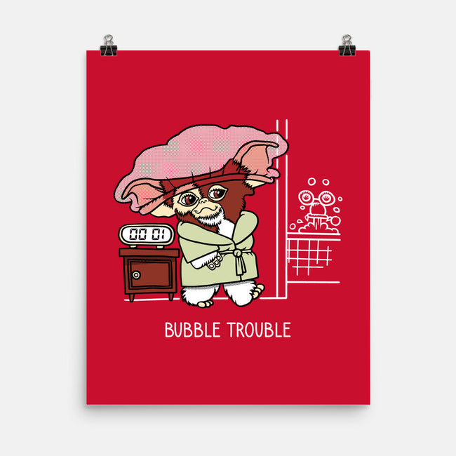 Bubble Trouble-None-Matte-Poster-imisko