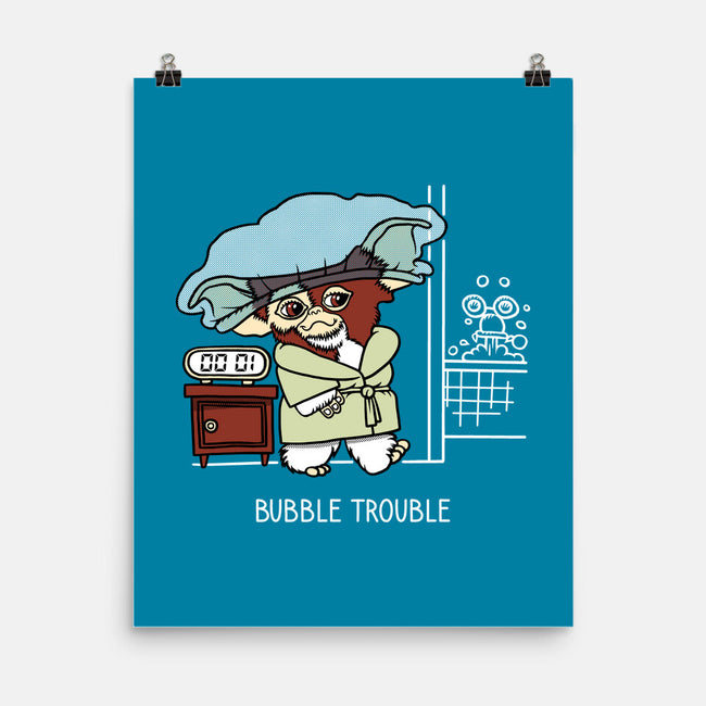 Bubble Trouble-None-Matte-Poster-imisko