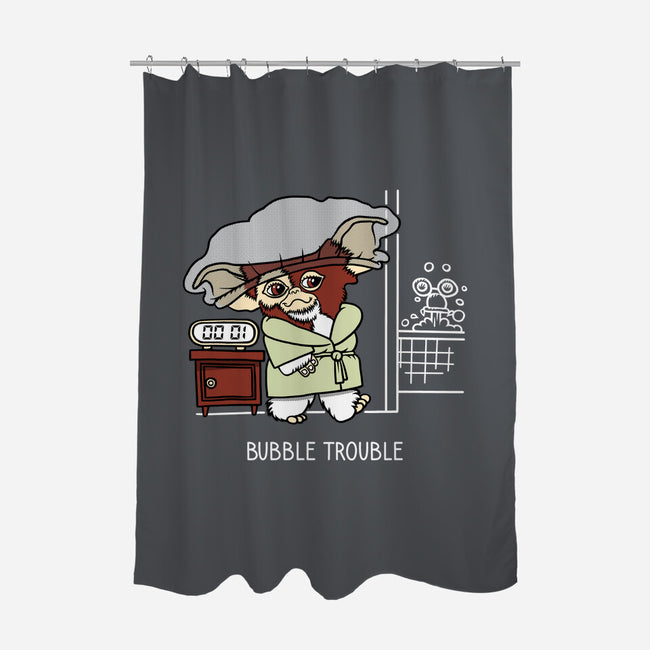 Bubble Trouble-None-Polyester-Shower Curtain-imisko
