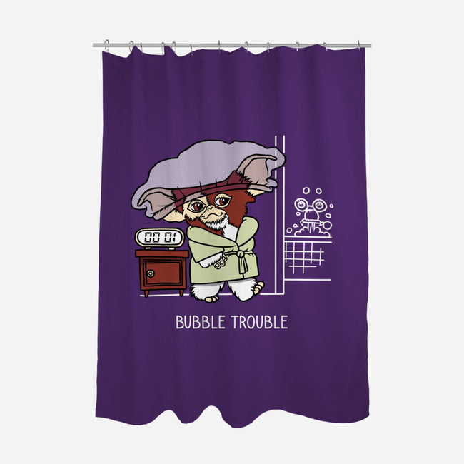 Bubble Trouble-None-Polyester-Shower Curtain-imisko