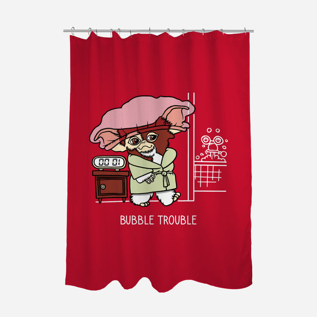 Bubble Trouble-None-Polyester-Shower Curtain-imisko