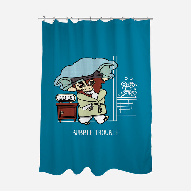 Bubble Trouble-None-Polyester-Shower Curtain-imisko