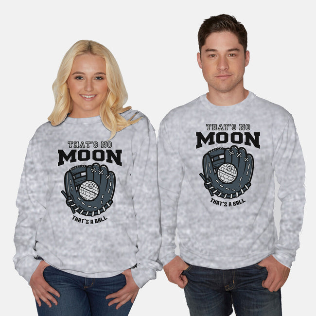 Moon Baseball-Unisex-Crew Neck-Sweatshirt-krisren28
