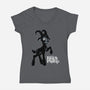 Live Deliciously Forever-Womens-V-Neck-Tee-Nemons