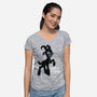Live Deliciously Forever-Womens-V-Neck-Tee-Nemons