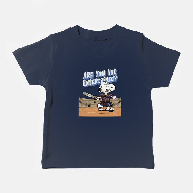 The Warrior Beagle-Baby-Basic-Tee-P1yu5h
