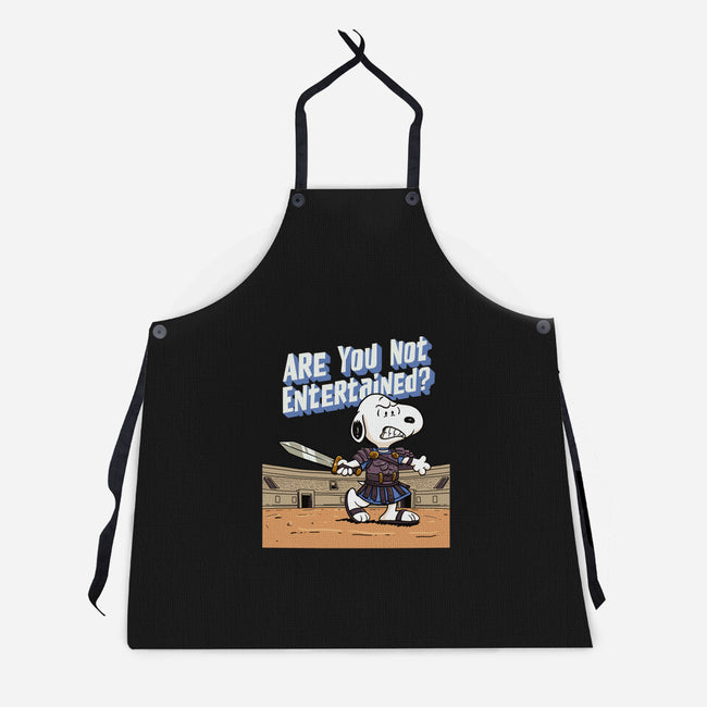 The Warrior Beagle-Unisex-Kitchen-Apron-P1yu5h