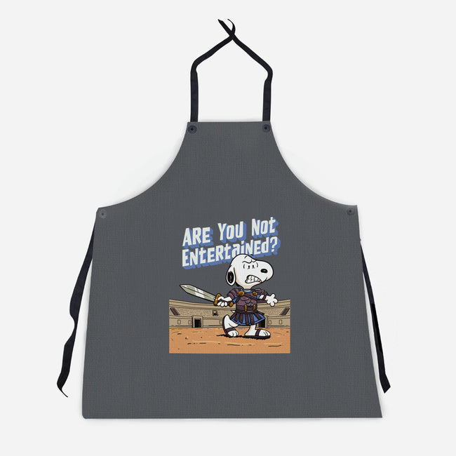 The Warrior Beagle-Unisex-Kitchen-Apron-P1yu5h