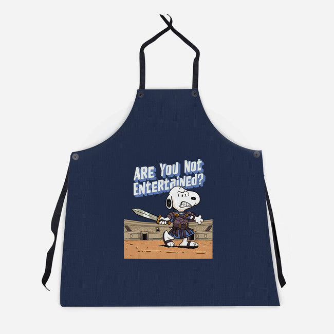 The Warrior Beagle-Unisex-Kitchen-Apron-P1yu5h