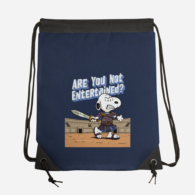 The Warrior Beagle-None-Drawstring-Bag-P1yu5h