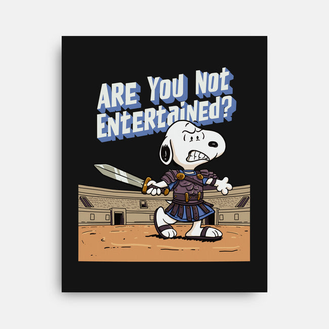 The Warrior Beagle-None-Stretched-Canvas-P1yu5h