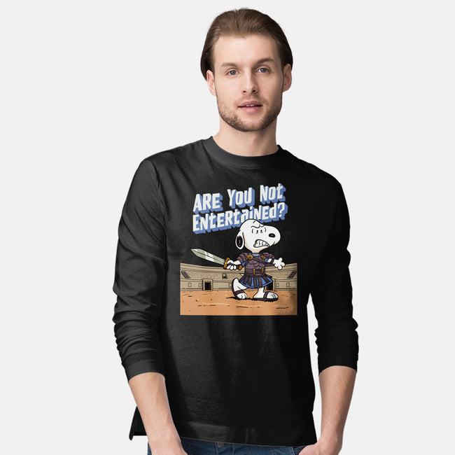 The Warrior Beagle-Mens-Long Sleeved-Tee-P1yu5h
