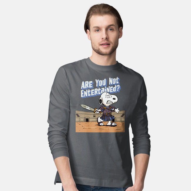The Warrior Beagle-Mens-Long Sleeved-Tee-P1yu5h