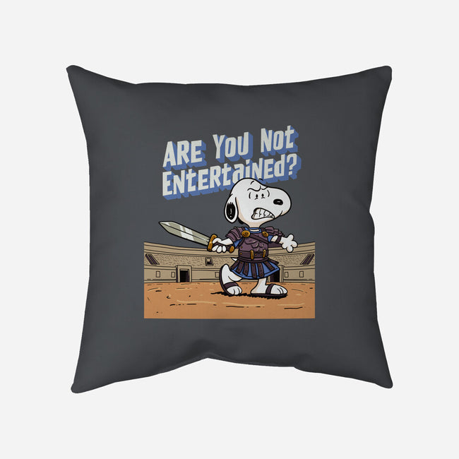 The Warrior Beagle-None-Removable Cover w Insert-Throw Pillow-P1yu5h