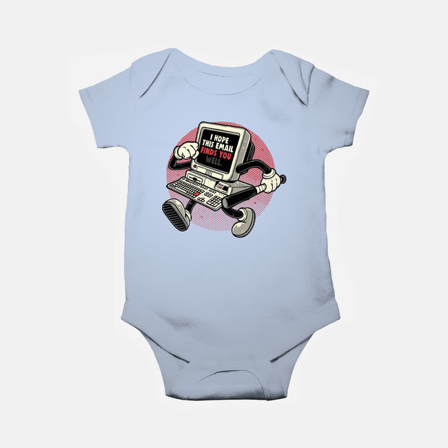 This Email Finds You-Baby-Basic-Onesie-momma_gorilla