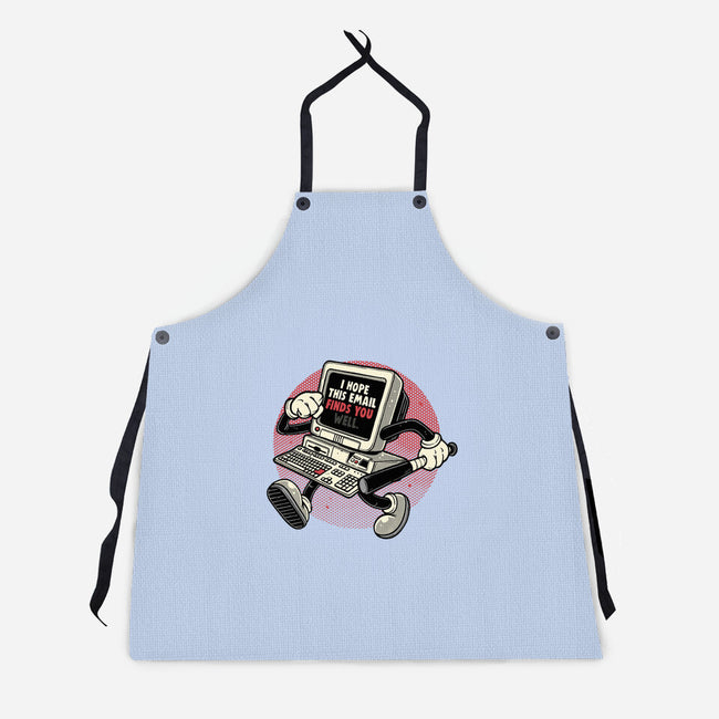 This Email Finds You-Unisex-Kitchen-Apron-momma_gorilla