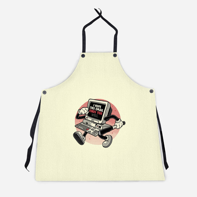 This Email Finds You-Unisex-Kitchen-Apron-momma_gorilla