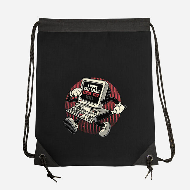 This Email Finds You-None-Drawstring-Bag-momma_gorilla