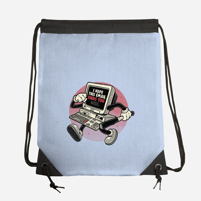 This Email Finds You-None-Drawstring-Bag-momma_gorilla