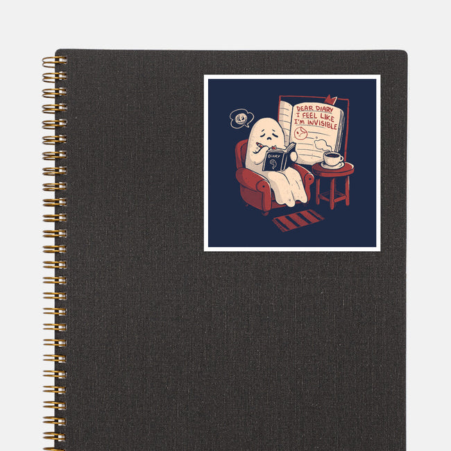 Feeling Invisible-None-Glossy-Sticker-eduely