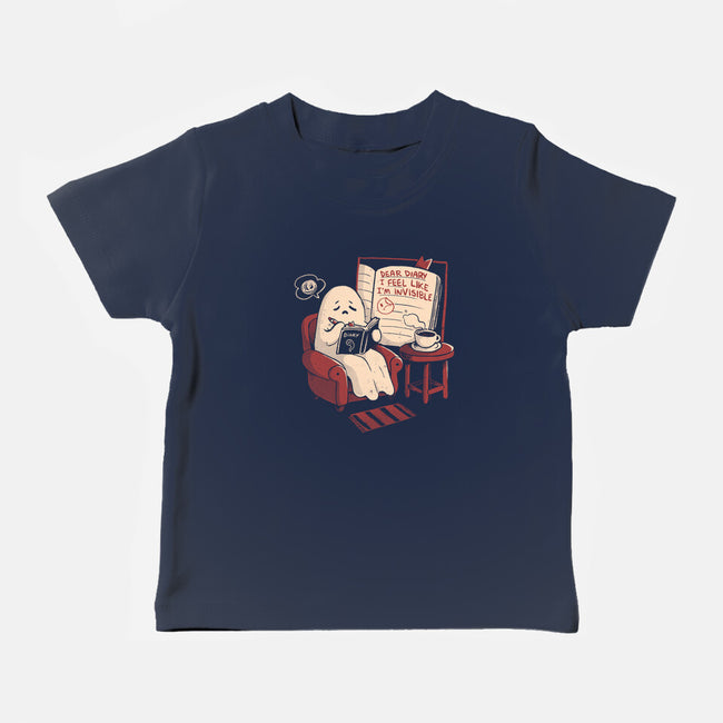 Feeling Invisible-Baby-Basic-Tee-eduely