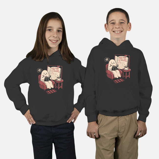Feeling Invisible-Youth-Pullover-Sweatshirt-eduely