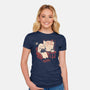 Feeling Invisible-Womens-Fitted-Tee-eduely
