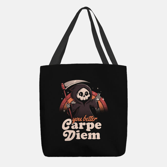 You Better Carpe Diem-None-Basic Tote-Bag-eduely