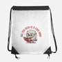 Owl You Need Is A Good Book-None-Drawstring-Bag-koalastudio