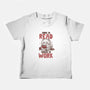 Born To Read Forced To Work-Baby-Basic-Tee-koalastudio