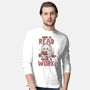 Born To Read Forced To Work-Mens-Long Sleeved-Tee-koalastudio