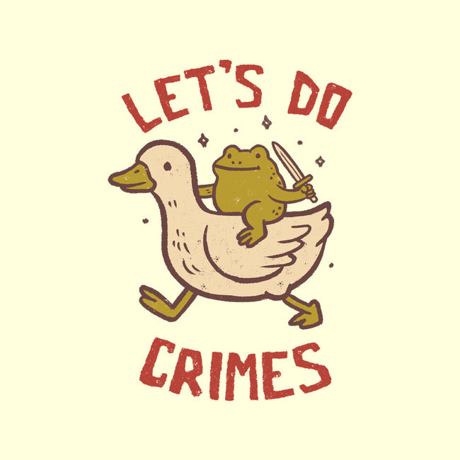 Let's Do Crimes-None-Adjustable Tote-Bag-koalastudio