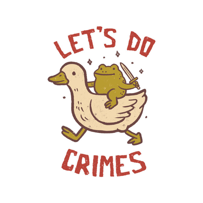Let's Do Crimes-None-Adjustable Tote-Bag-koalastudio