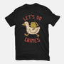 Let's Do Crimes-Womens-Fitted-Tee-koalastudio