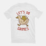 Let's Do Crimes-Womens-Fitted-Tee-koalastudio